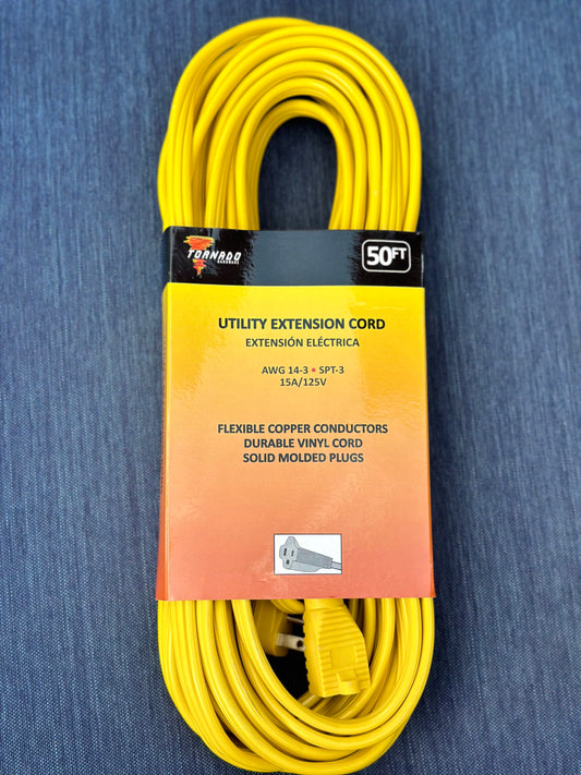 Utility Extension Cord 16-3 50ft